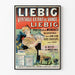 Vintage plakat reklamowy Liebig wyciąg z mięsa do dekoracji ściennych