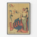 Stary plakat Lilla cyrk vintage dekoracja ścienna