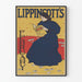 Plakat vintage Lippincott's Luty - Retro dekoracja ścienna