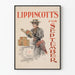 Plakat vintage Lippincott’s na wrzesień - Elegancka retro dekoracja ścienna