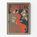 Plakat vintage Lippincott's styczeń do dekoracji ściennej