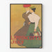 Plakat vintage Lippincott's lipiec z dwiema eleganckimi kobietami