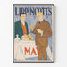 Plakat vintage Lippincott's Maj - Elegancka dekoracja ścienna w stylu retro