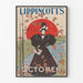 Plakat vintage Lippincotts październik - Jesienna dekoracja ścienna