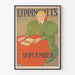 Plakat vintage Lippincott's wrzesień - Retro dekoracja ścienna