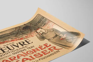 Plakat vintage Czytaj w dziele - Pająk cesarza — widok dzieła