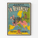 Plakat Vintage La Revanche - Mapa Europy i Karykatura Wojskowa