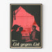 Plakat vintage List gegen List styl teatr i elegancja