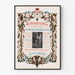 Dekoracyjny plakat z vintage litografii Edward Weber & Co Baltimore