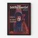 Plakat vintage Mała Niebieska Dziewczynka z Kokardą autorstwa Freda Fishera