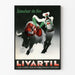 Plakat vintage Livartil - Stymulant wątroby - Retro dekoracja ścienna