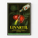 Plakat Vintage Livartil - Dekoracja Ścienna Medyczna Retro
