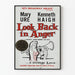 Plakat vintage Look Back in Anger - dekoracja ścienna teatr dramatyczny