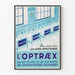 Plakat vintage L'OPTRÆX przeciwko powikłaniom okulistycznym