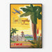 Los Angeles – Fly TWA! Boba Smitha — oprawiony plakat na białym tle