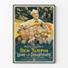Plakat vintage humor i cukiernictwo Love and Doughnuts