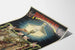 Wintage plakat Lustre Excelsior do oświetlenia gazowego