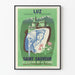 Plakat vintage turystyki Luz Saint Sauveur Pireneje