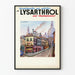 Plakat vintage Montmartre Lysarthrol dla osób z reumatyzmem