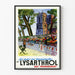 Plakat vintage Les Quais aux Bouquinistes et Lysarthrol