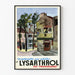 Plakat vintage Montmartre i Lysarthrol dekoracja ścienna