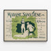 Plakat vintage Madame Sans-Gêne Teatr Victoriana Sardou — oprawiony obraz na ścianie