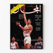 Vintage plakat okładki magazynu koszykarskiego Miami Heat 1993