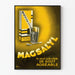 Vintage plakat reklamowy Magsalyl - Retro dekoracja ścienna