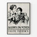 Plakat vintage kina Manden fra Vesten z Pauline Frederick