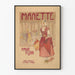 Plakat vintage Manette autorstwa André Fijan