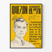 Plakat vintage Manuel L. Quezon - Ilustracja i inspirujący cytat 1978