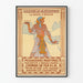 Plakat Vintage Marsylia Aleksandria Trasa Egipska