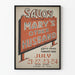 Plakat vintage Mary's Other Husband w Teatrze Savoy