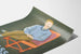 Plakat dekoracyjny portret Maupassanta vintage