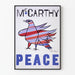 Plakat ścienny McCarthy Peace z gołębiem w paski