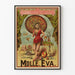 Plakat vintage Mdlle Eva - Retro i oryginalna dekoracja ścienna