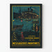 Plakat vintage Messageries Maritimes Daleki Wschód