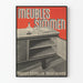 Vintage plakat meble Simmen - Elegancka dekoracja ścienna
