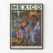 Plakat vintage Xochimilco Meksyk - Artystyczna dekoracja ścienna