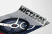 Plakat vintage Mictasol regulator moczu w stylu przemysłowym