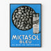 Plakat reklamowy vintage Mictasol niebieski - dekoracja ścienna retro