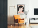 Plakat vintage Midnatts Rosen - Ekspresyjny portret kobiecy