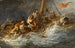 Le navire en perdition - Émile-Raphaël Ménard — widok dzieła