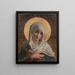 La Vierge en buste - Émile Munier — oprawiony obraz na ścianie