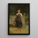 La Marchande de Fleurs - Émile Munier — oprawiony obraz na ścianie