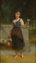 La Marchande de Fleurs - Émile Munier — widok dzieła