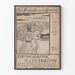 Plakat vintage Miss Frances Benjamin Johnston – Ilustracja fotograficzna i napis