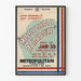 Plakat vintage Mississippi Rainbow do dekoracji ściennej teatru