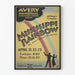Plakat vintage teatru Mississippi Rainbow