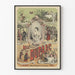 Plakat vintage Mlle Duparc dekoracja ścienna retro